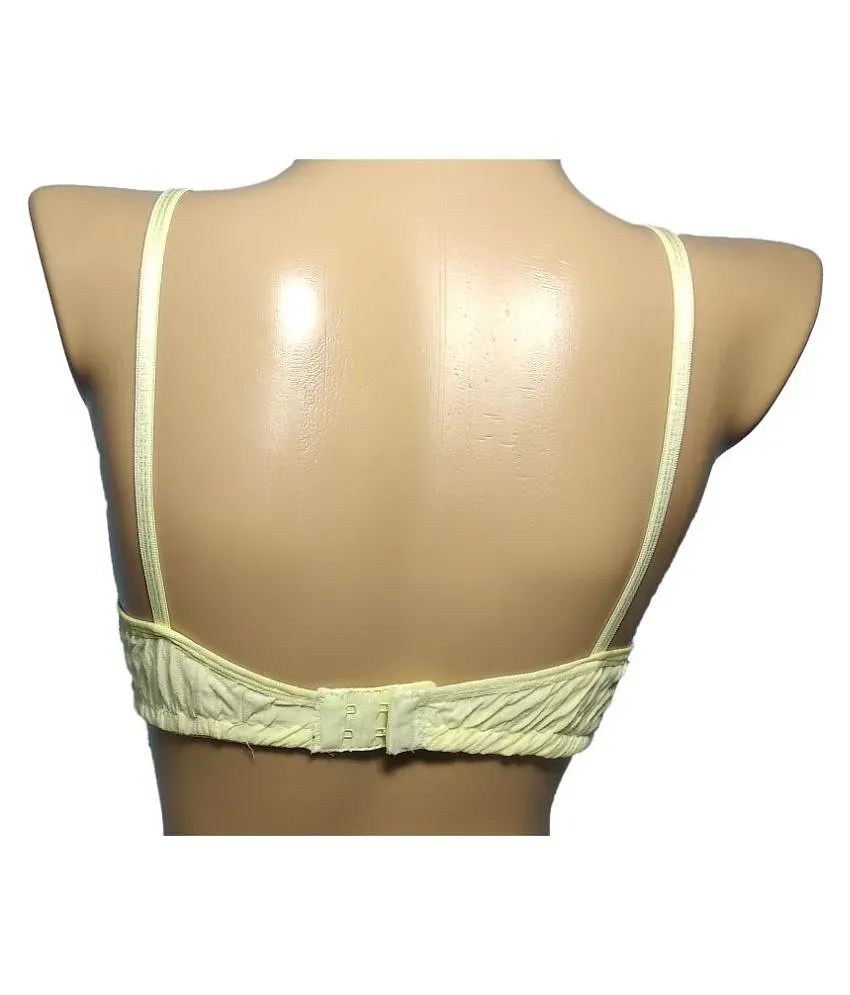 Buy Smilzo Yellow Cotton Padded Bra on Snapdeal