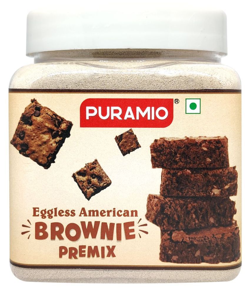 PURAMIO Eggless American Brownie Premix , 350 g Buy PURAMIO Eggless