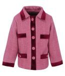 Cutecumber Girls Polyester Light Weight Jacket For ( Pack of 1 , Pink )