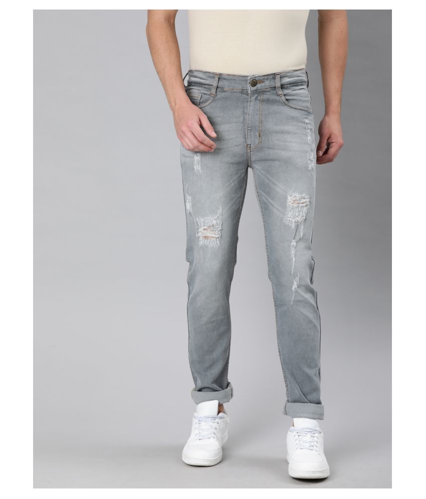 grey slim jeans