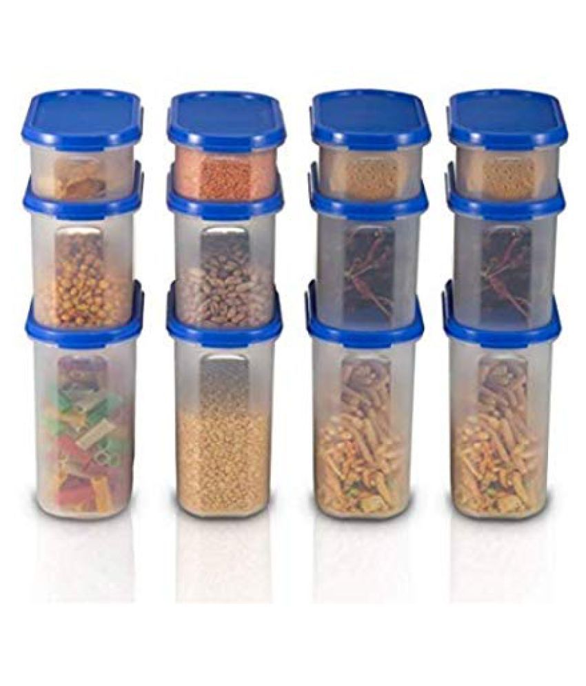     			analog kitcehnware Grocery, Dal, Pulse Polyproplene Food Container Set of 12 3000 mL