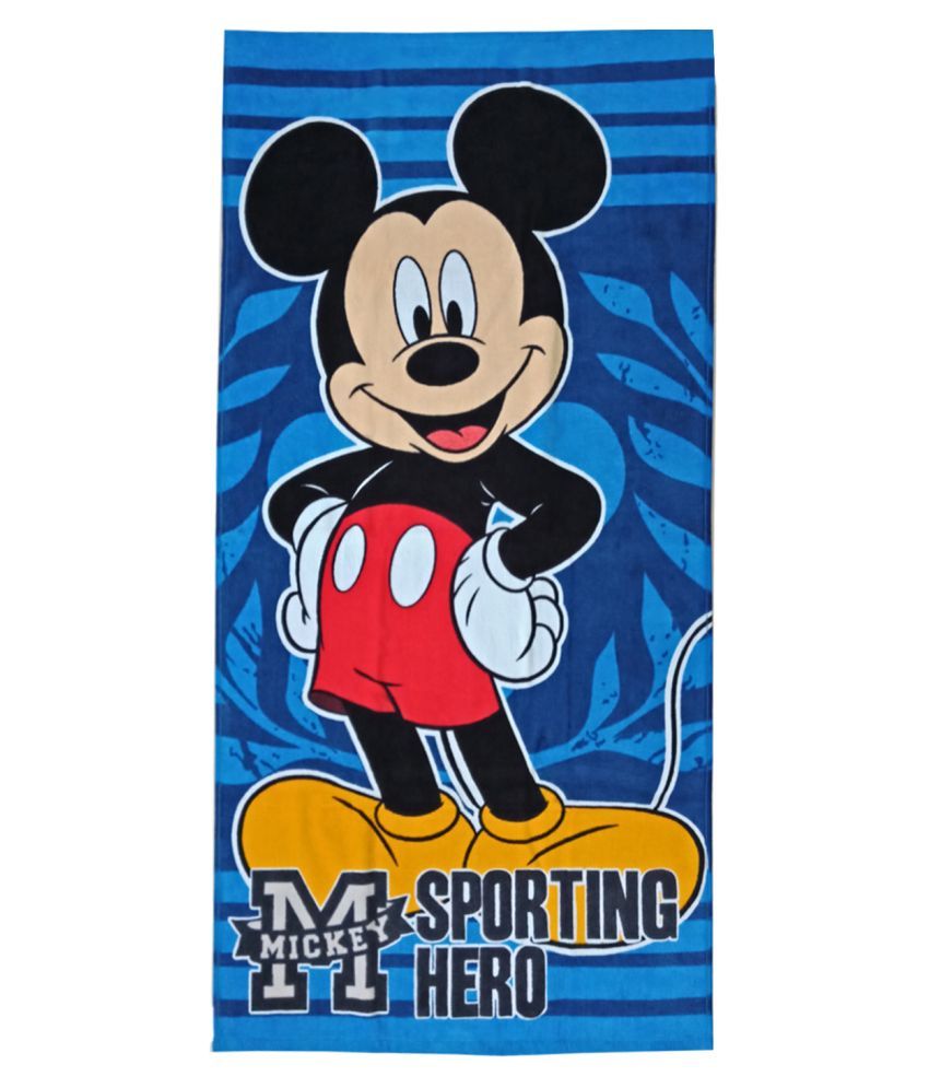 Disney Single Cotton Bath Towel Blue - Buy Disney Single Cotton Bath ...