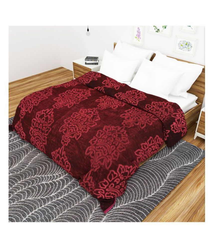 JAIPUR RAJWADA Double Mink Plain Blanket Buy JAIPUR RAJWADA Double