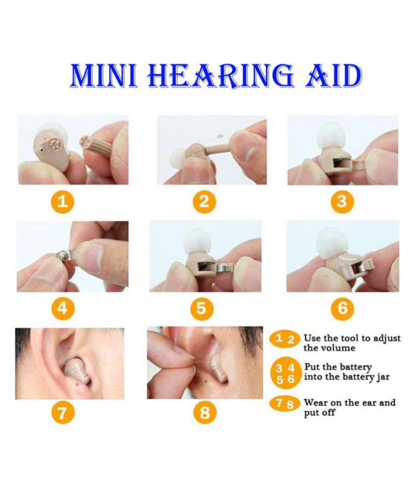DE Mini Hearing Aid Digital Ear Sound Amplifier Volume Adjustable Cheap
