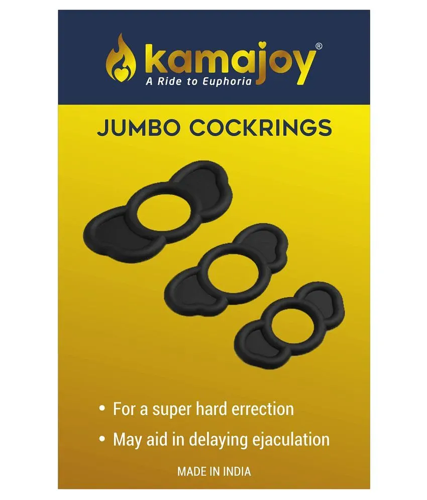 KAMAJOY JUMBO COCK RING PACK OF 3 PCS FOR HARD ERECTION AND TIME DELAY: Buy  KAMAJOY JUMBO COCK RING PACK OF 3 PCS FOR HARD ERECTION AND TIME DELAY at  Best Prices in India - Snapdeal