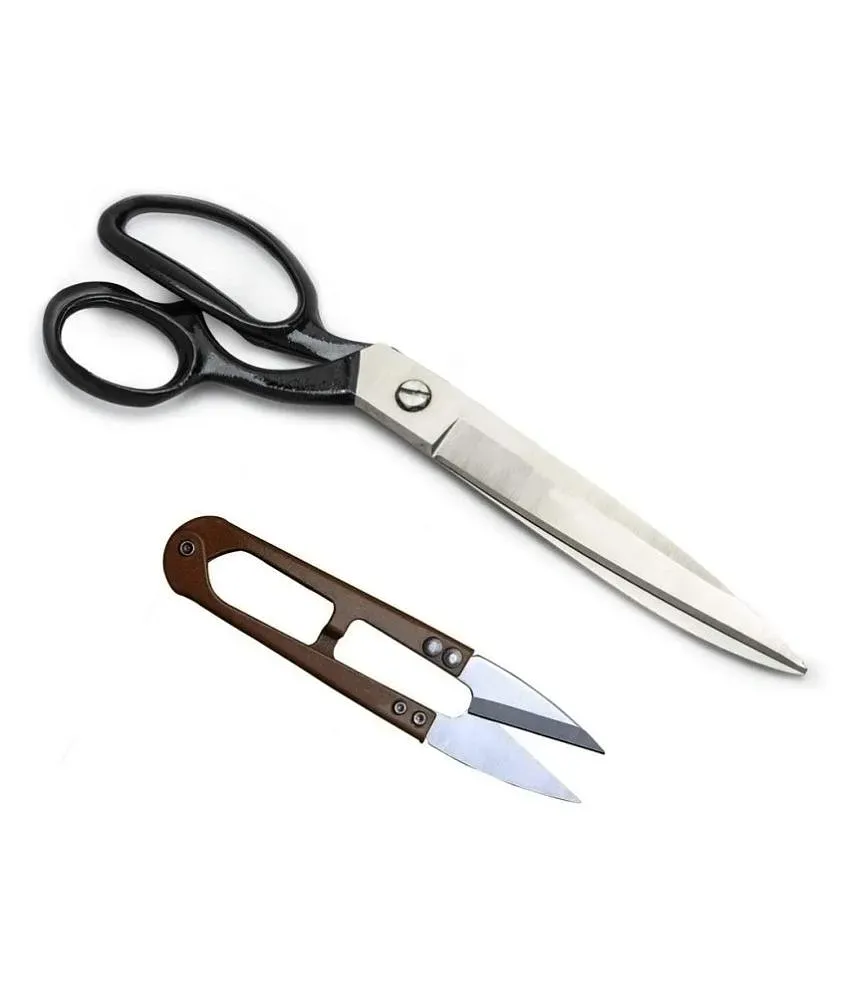 Sewing Scissors 10 Inch Fabric Dressmaking Scissor Upholstery Office Shears  for Tailors Best for Cutting Fabric Leather Paper Materials 