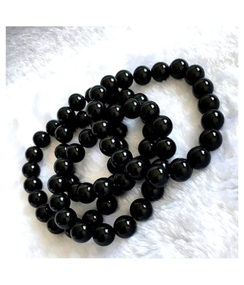 Black Pearl Gemstone Black Pearl Mala for Women & Men by KUNDLI GEMS