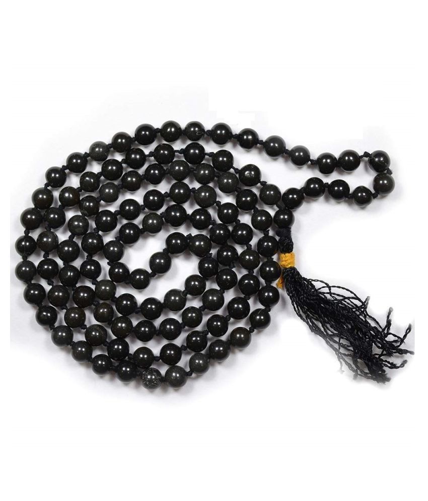 Black Pearl Mala by KUNDLI GEMS: Buy Black Pearl Mala by KUNDLI GEMS at ...