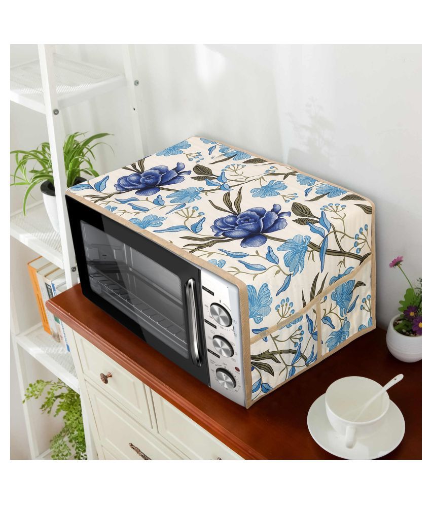     			E-Retailer Single Polyester Blue Microwave Oven Cover - 23-25L