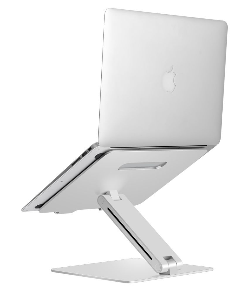 OET European Standard Foldable Aluminium Adjustable Laptop Stand Compatible with...