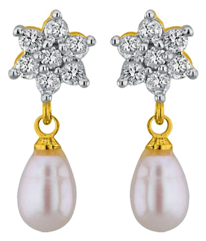 Stylish Blissful Pearl Hangings. By KNK Jewellery - Buy Stylish ...