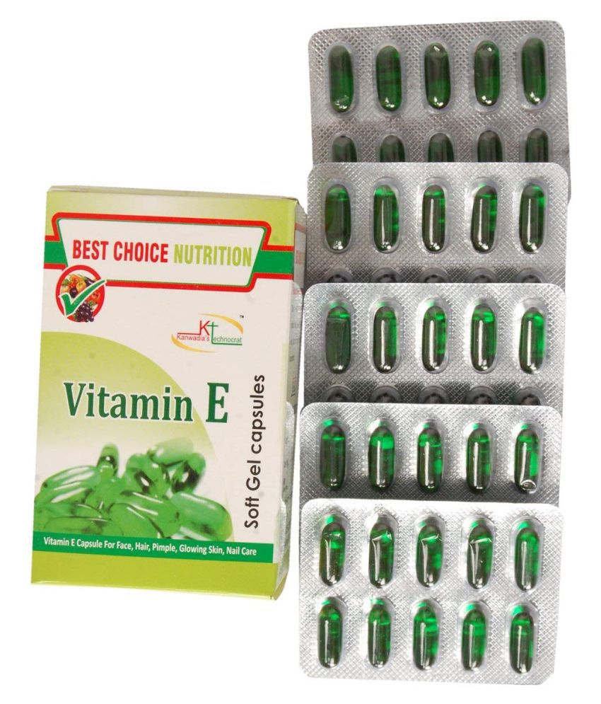     			Best Choice Nutrition Vitamin E 400 Capsule Evion 50 no.s Vitamins Capsule