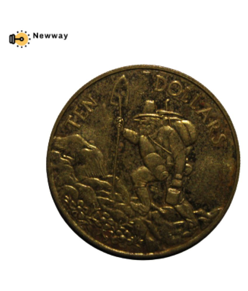 #1 - 10 Dollars 1997 - Gabriel's Gully Elizabeth II New Zealand Extremely Rare Coin