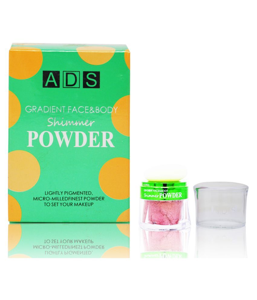     			ADS Gradient Face & Body Shimmer Powder, (A8667-05), Light Pink, 9.5g With Lilium Hand Cleanser