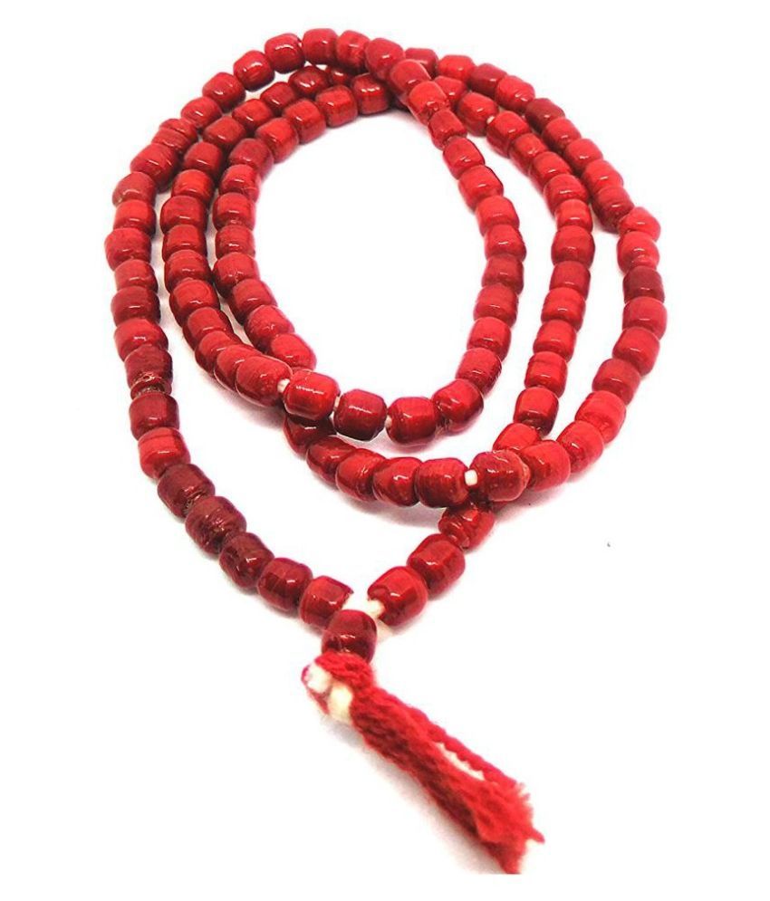 CORAL(MOONGA)mala natural CORAL(MOONGA)stones certified & Astrological ...