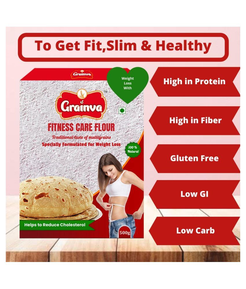 GRAINVA FITNESS CARE FLOUR Weight Loss & Cholesterol Control 100