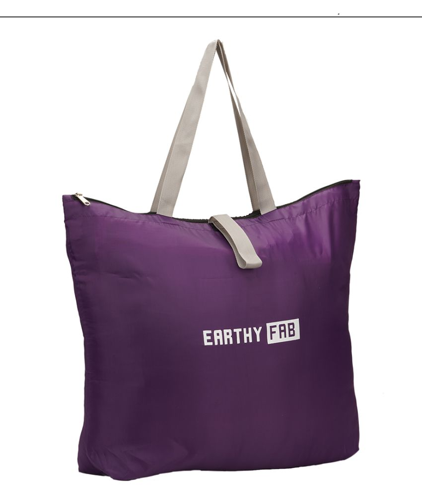 Buy Earthy Fab Purple Shopping Bags 2 Pcs at Best Prices in India