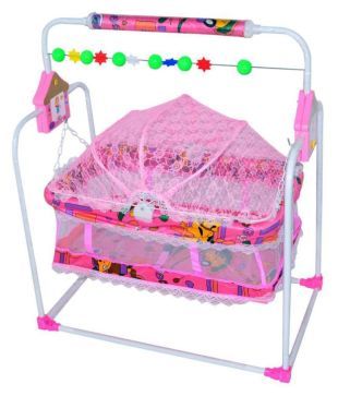 pink bassinet