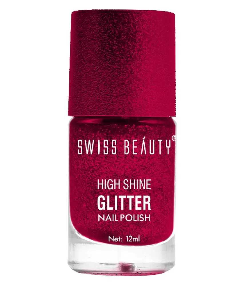 Buy SWISS BEAUTY High Shine Glitter Nail Polish 01 - 12 ml at Best Price @  Tata CLiQ