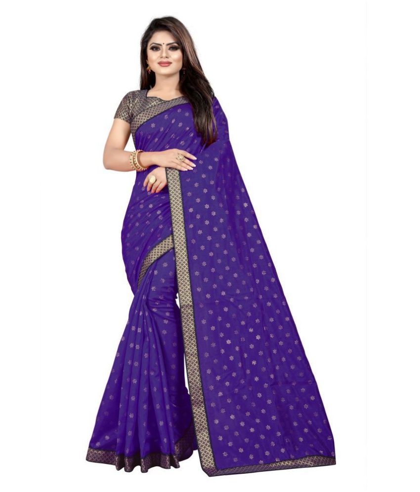 Desi Naari Blue Silk Saree - Buy Desi Naari Blue Silk Saree Online at ...