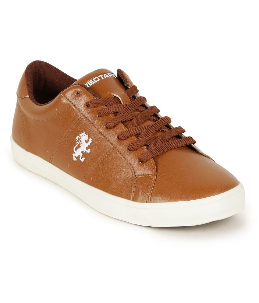 red tape men tan sneakers