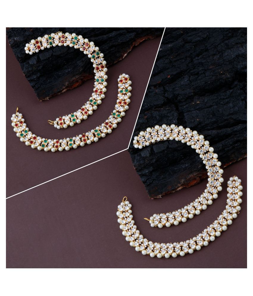 Designer Traditional Necklace With Anklet Jewellery Set For Women Girls
