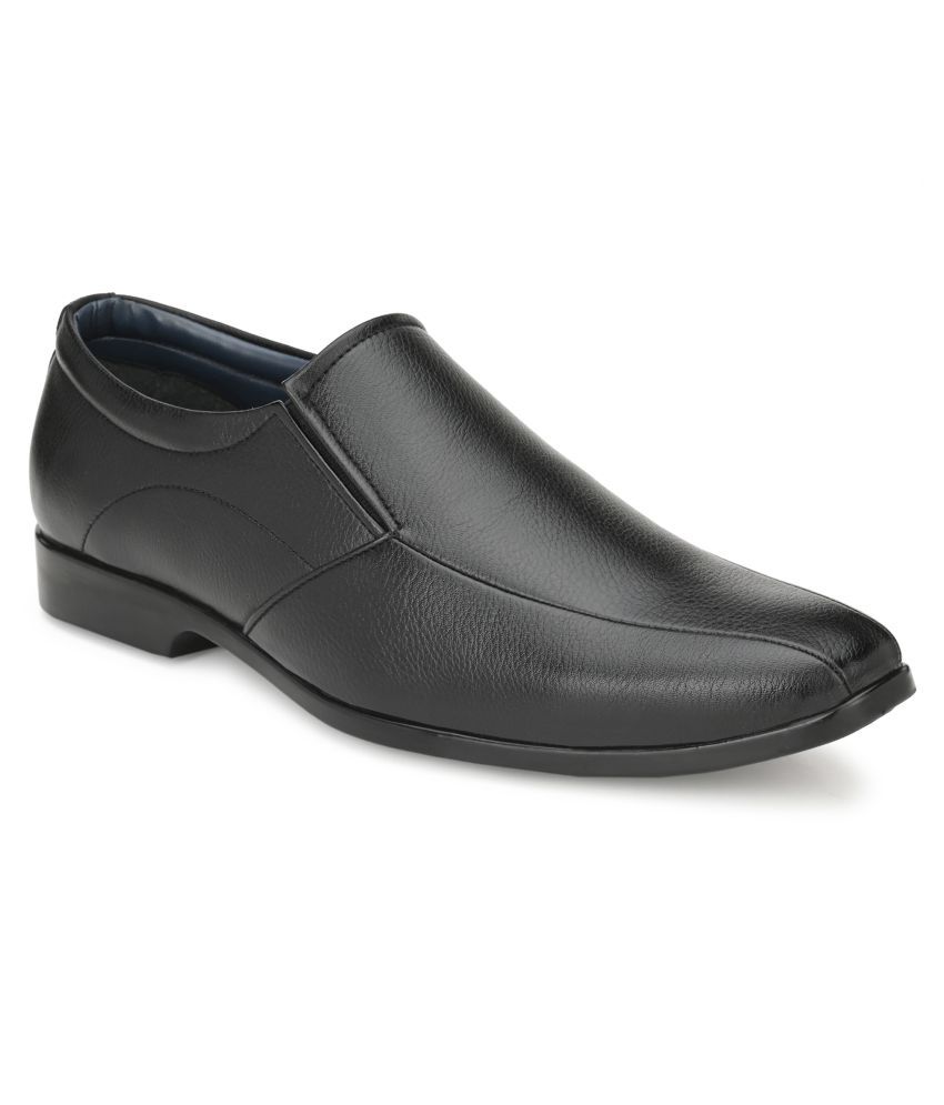     			Leeport Slip On Non-Leather Black Formal Shoes