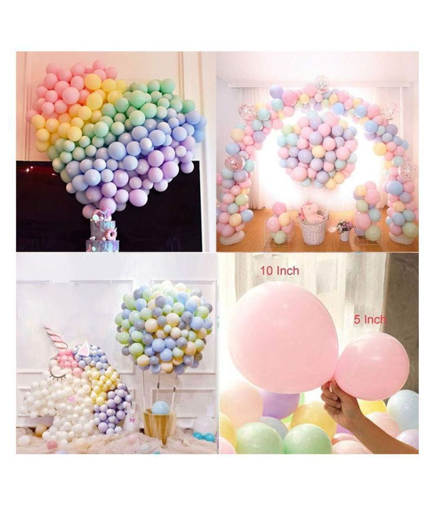     			Kiran Enterprises Happy Birthday Candy Balloons-MULTICOLOUR4 (Pack of 50)