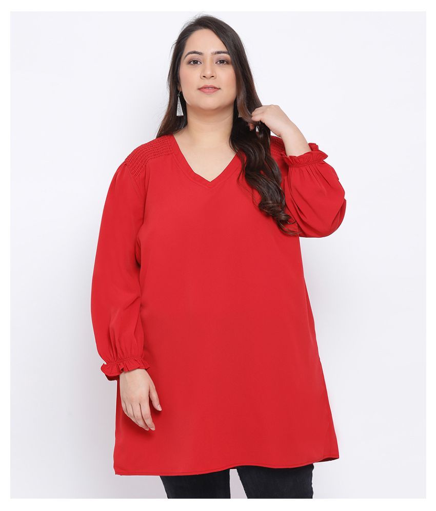     			Oxolloxo Polyester Tunics - Red