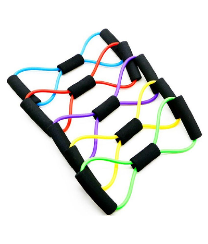 8 Shaped Elastic Resistance Band for Yoga & Exercise - Durable ...