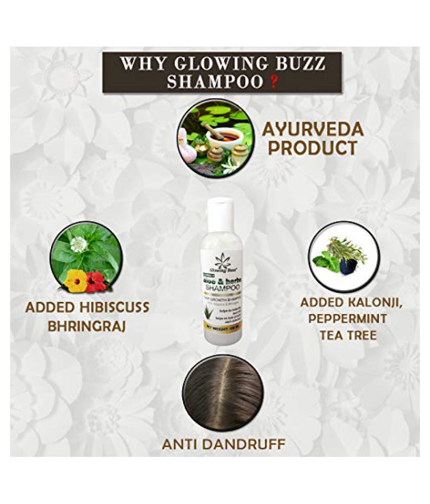 Glowing Buzz All Organic and Pure Hair Growth Shampoo Shampoo 100 mL