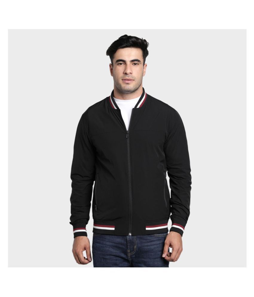 red tape black jacket