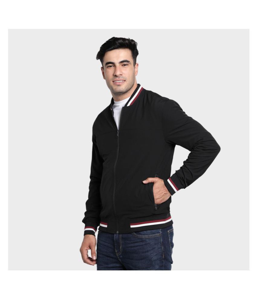 red tape black jacket