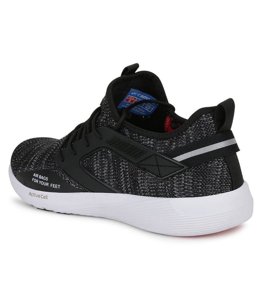 Campus RADIANT Black Running Shoes 
