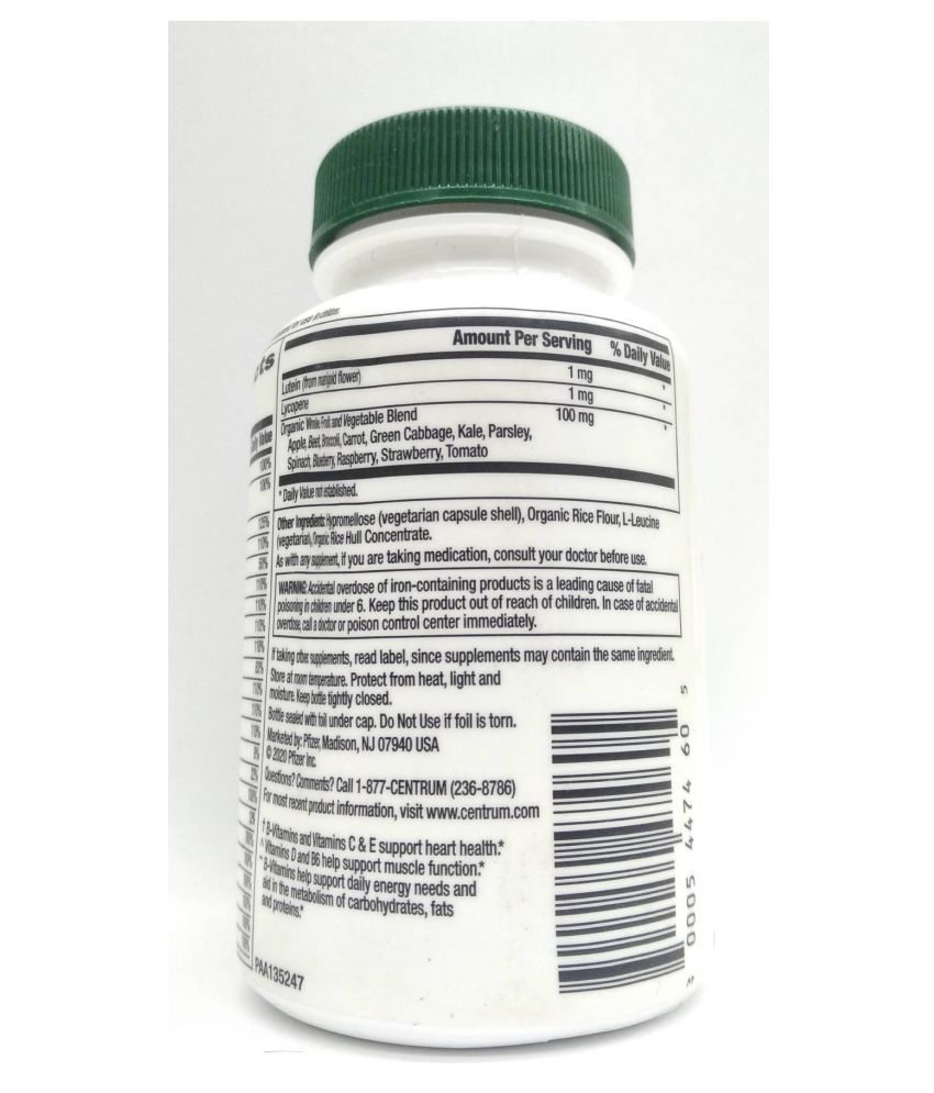 Centrum Men's Multi Whole Food Blend 60 no.s Multivitamins Capsule Buy Centrum Men's Multi
