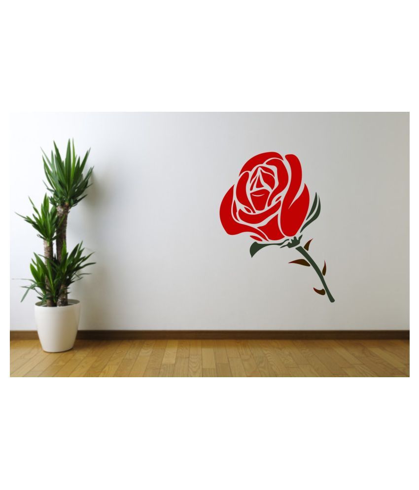 Sky Decal Sky Decal Red rose wall sticker Abstract Glow in the Dark