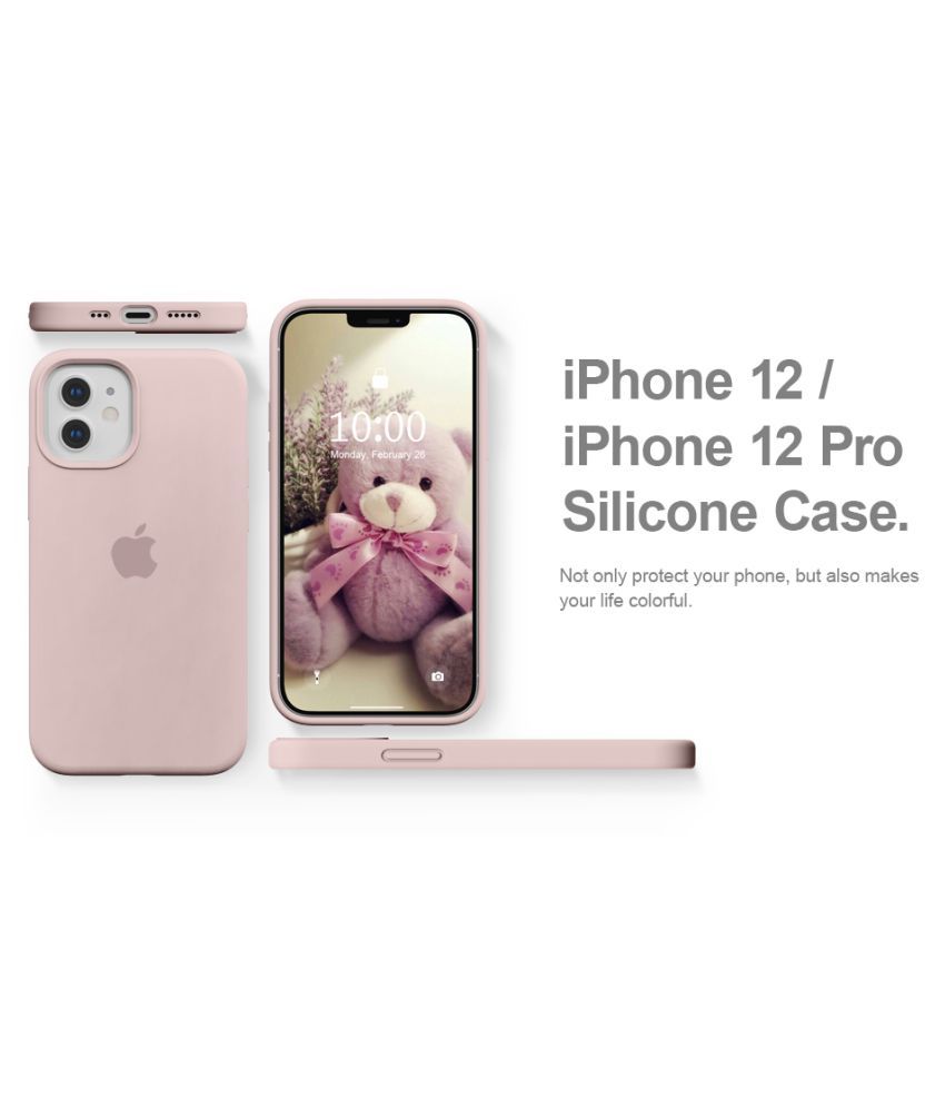 Apple iPhone 11 Pro Max Plain Cases TDG - Pink - Plain Back Covers