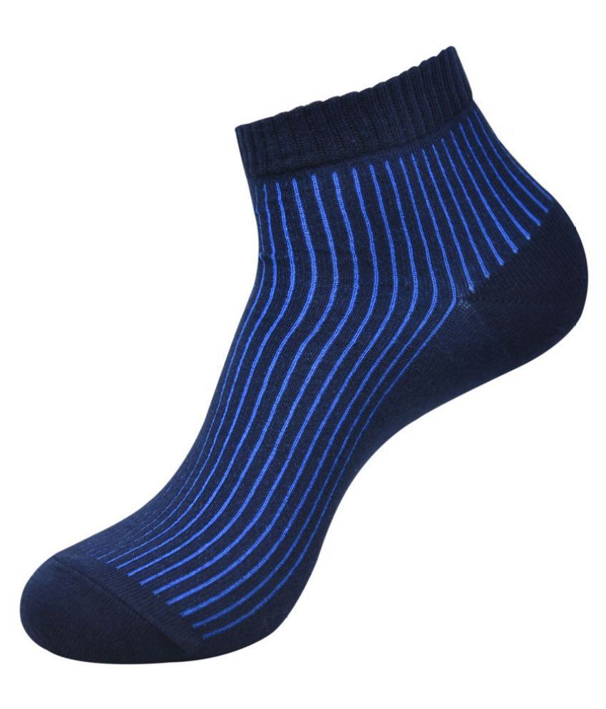 Buy Balenzia - Cotton Men's Striped Multicolor Ankle Length Socks ...