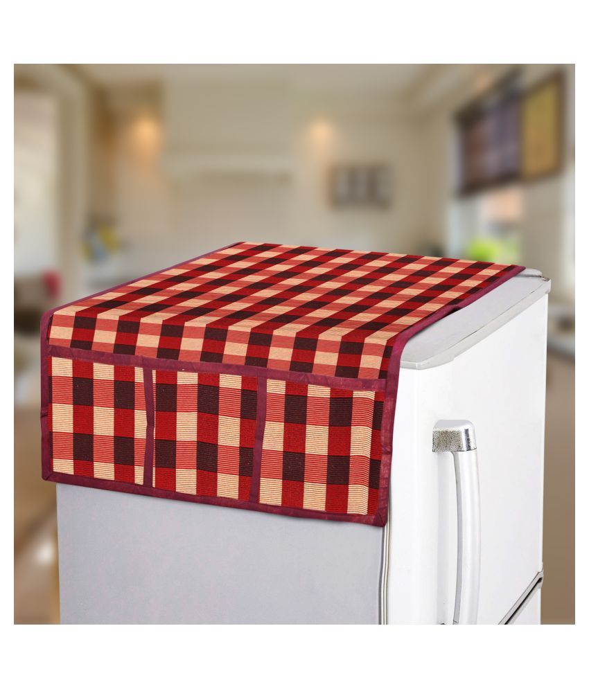     			E-Retailer - Multicolor Polyester Fridge  Top Cover (Pack of 1)