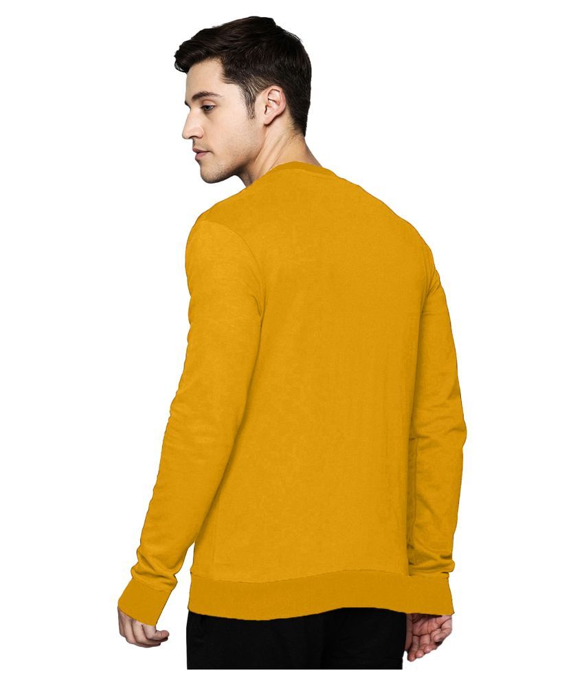 yellow sweat shirts