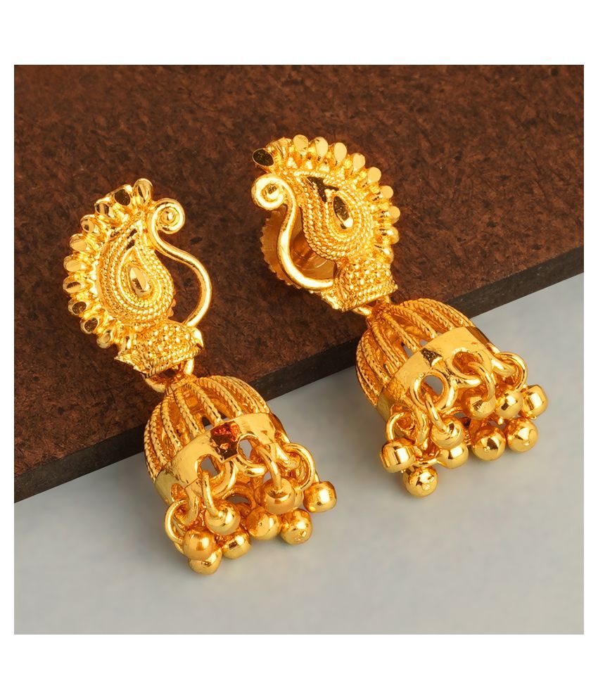 gold earrings for womens