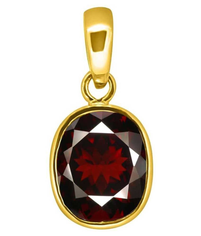 hessonite pendant
