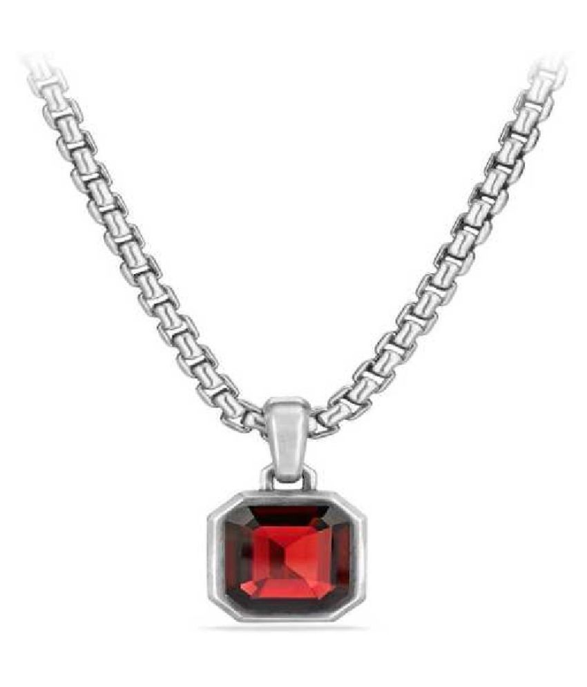 Hessonite (Gomed) Pendant 9.5 carat silver Pendant by Ratan Bazaar Buy