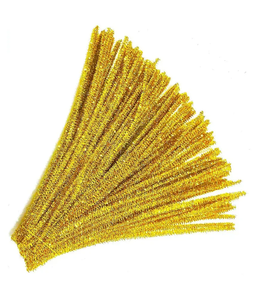 PRANSUNITA Sparkle Pipe Cleaners 25 Pcs, Chenille Stems for DIY Crafts  Decorations Creative School Projects (6 mm x 12 Inch): Buy Online at Best  Price in India - Snapdeal