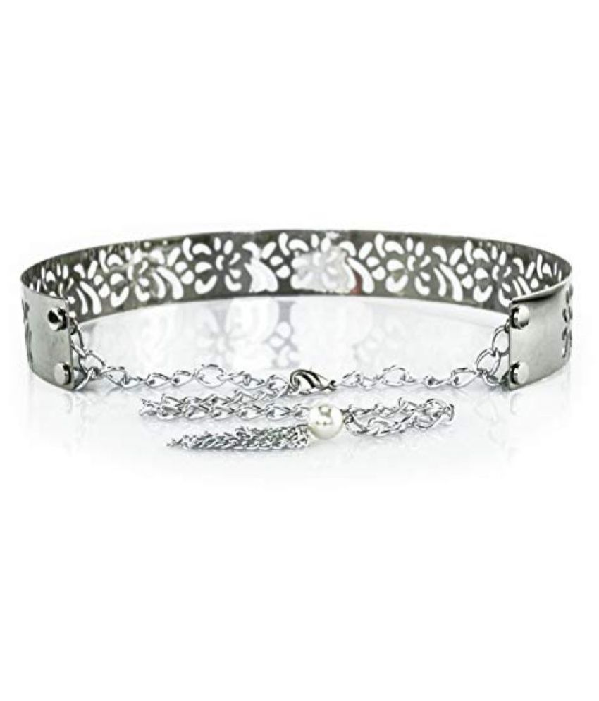 Silver waist belt designs Clearance