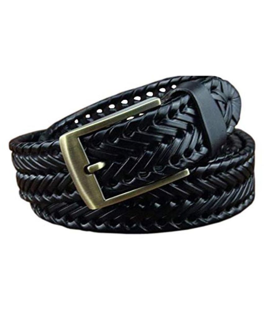     			Livisorb Black Leather Casual Belt