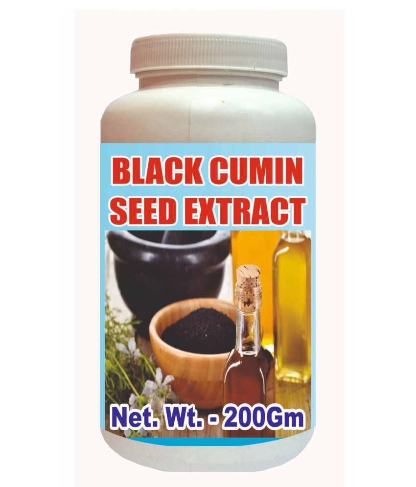 Tonga Herbs Black Cumin Seed Extract Powder200 gm (Get The Same 50ml Drops Free) 200 gm