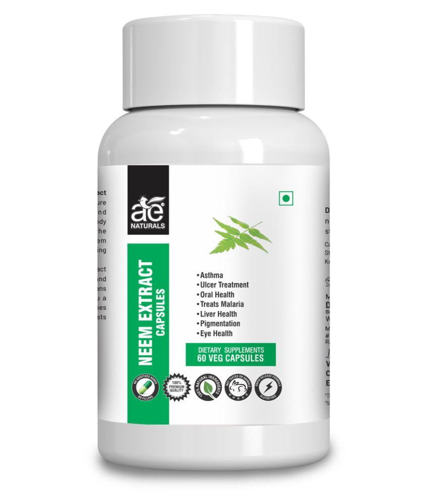 AE Naturals Neem Capsules 60 Caps 60 gm Vitamins Powder Buy AE