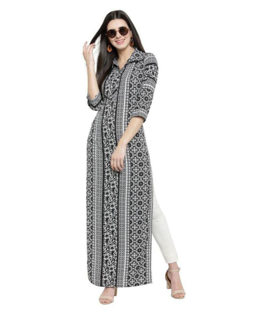 straight long kurtis