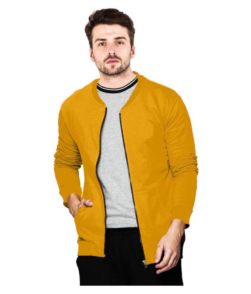     			Leotude Yellow Casual Jacket